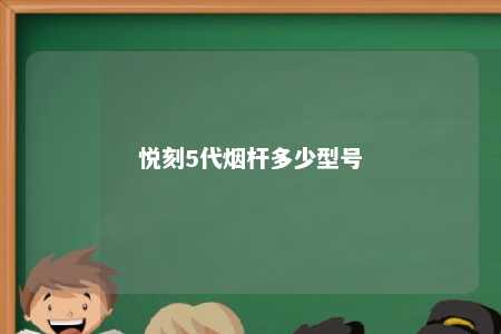 悦刻5代烟杆多少型号